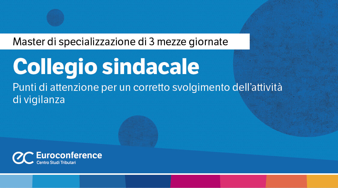 Immagine Collegio sindacale | Euroconference